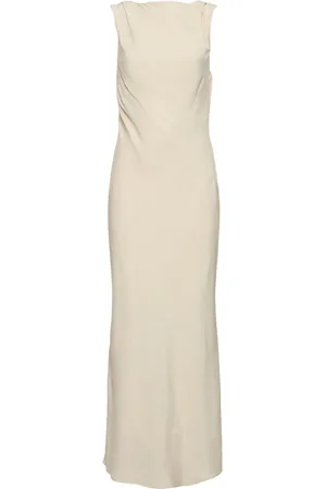 St Agni Vestido Midi Drapeado