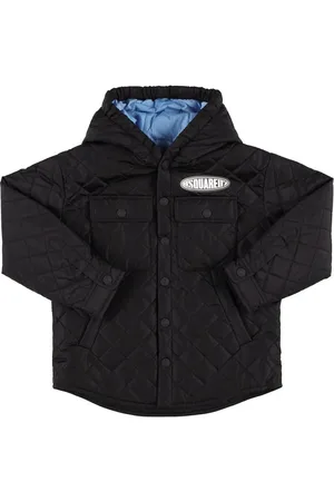 Dsquared2 Chaqueta Acolchada De Nylon Con Capucha