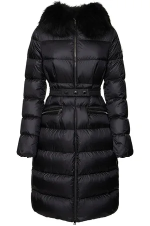 Moncler Chaqueta Larga De Plumas De Nylon