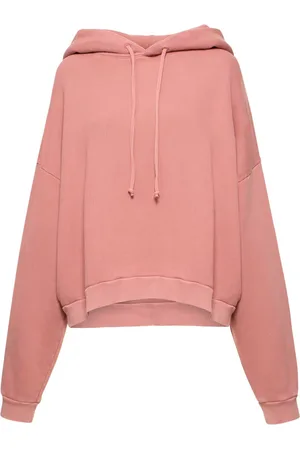 Acne Studios Sudadera De Algodón Jersey Con Capucha
