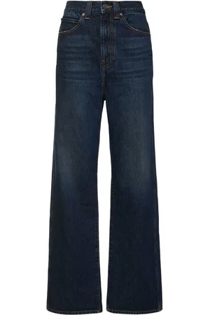 Khaite Jeans Rectos Con Cintura Alta
