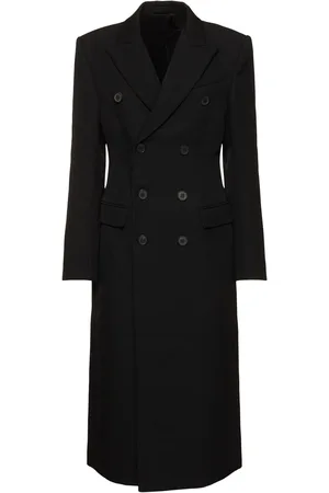 WARDROBE.NYC Abrigo Cruzado De Lana
