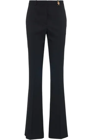 VERSACE Pantalones Acampanados De Lana Virgen