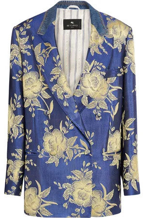 Etro Chaqueta Cruzada De Jacquard