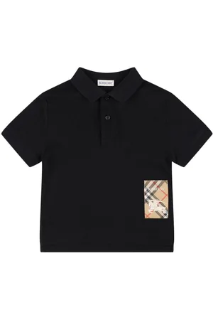 Burberry Polo De Algodón Piqué Y Jersey