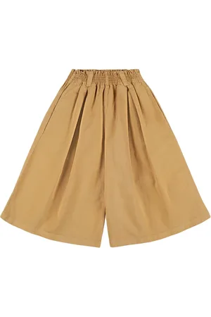 Kenzo Pantalones Anchos De Sarga De Algodón