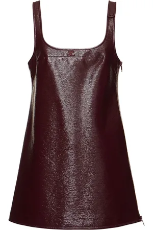 Courrèges Vestido Corto Vinilo