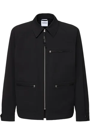 Aspesi Chaqueta De Sarga De Poliéster Impermeable