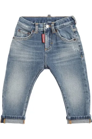 Dsquared2 Jeans De Algodón Stretch Lavado A Piedra