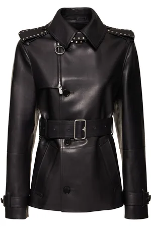 Burberry Chaqueta Corta Con Cinturón