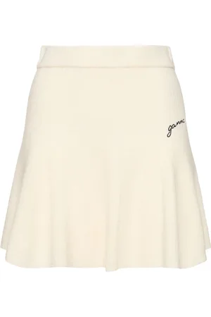 Ganni Minifalda De Mezcla De Cashmere