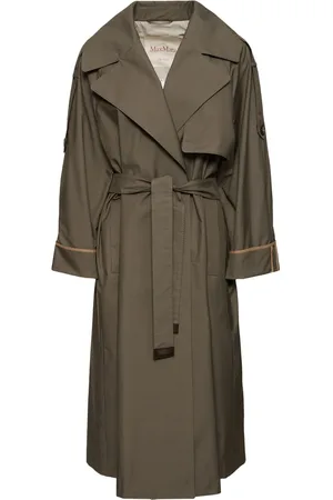 Max Mara Abrigo Trench De Sarga