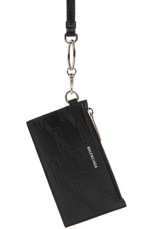 Balenciaga Tarjetero De Piel Monogram