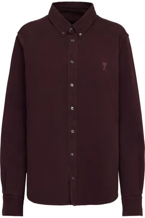 Ami Camisa De Sarga De Algodón