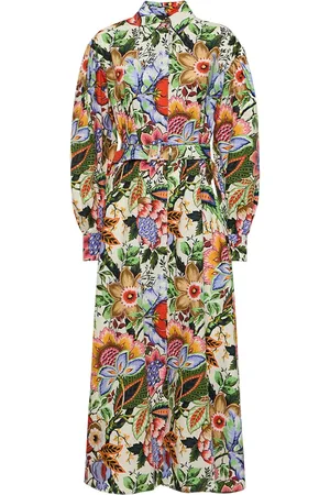 Etro Vestido Camisero De Algodón