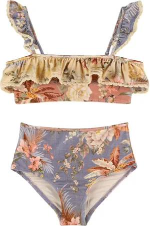 ZIMMERMANN Bikini De Lycra Estampado
