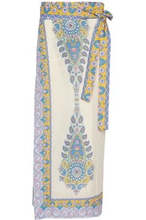 Etro Falda Larga De Seda