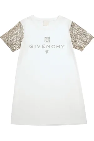 Givenchy Vestido De Algodón Con Lentejuelas