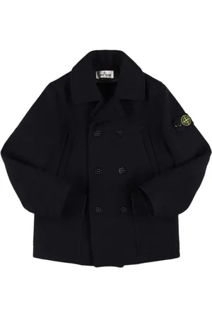 Stone Island Chaqueta De Mezcla De Lana