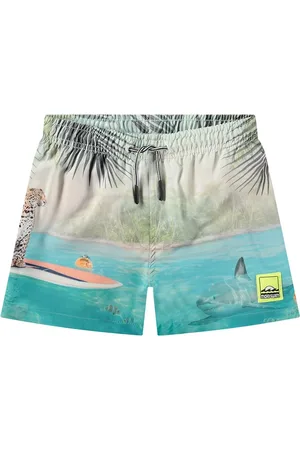 Molo Bañador Shorts De Nylon Reciclado Con Estampado