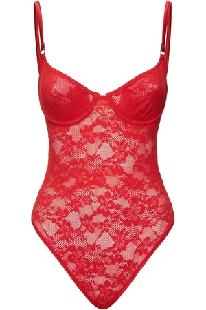 FLEUR DU MAL Body De Seda Y Encaje