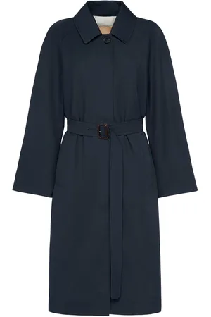 Max Mara Abrigo Trench De Sarga