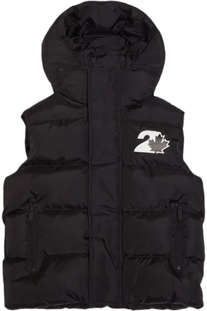 Dsquared2 Chaleco Acolchado De Nylon Con Capucha