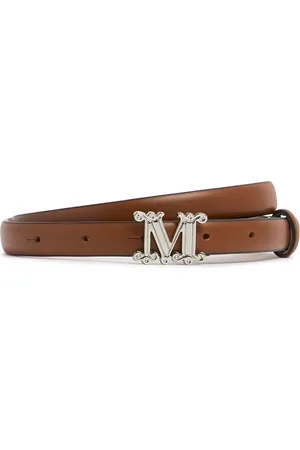 Max Mara Cinturón De Piel