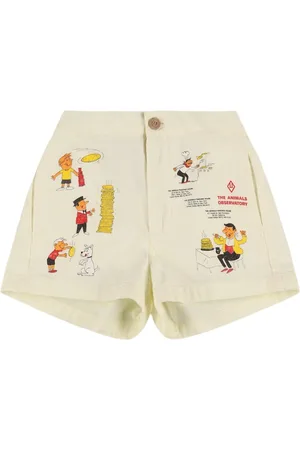 The Animals Observatory Shorts De Sarga De Algodón Estampados