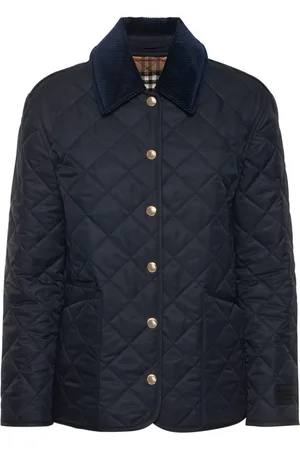 Burberry Chaqueta Dranefeld De Nylon Pespunteado