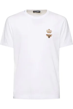 Dolce & Gabbana Camiseta De Algodón Bordada