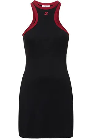Courrèges Vestido Corto De Scuba