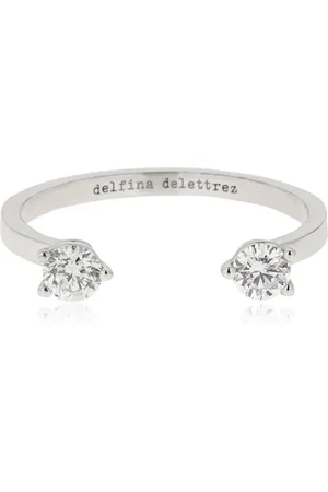 DELFINA DELETTREZ Anillo Diamond Dots 18kt