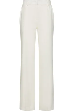 Alberta Ferretti Pantalones Anchos De Lino
