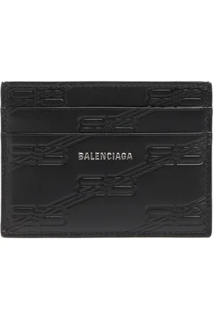 Balenciaga Tarjetero De Piel Bb Monogram