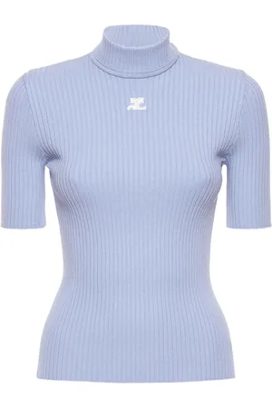 Courrèges Top De Punto De Viscosa