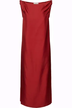 Loulou Studio Vestido Midi De Satén Sin Mangas
