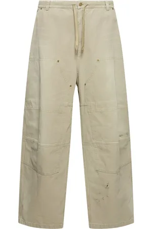 Balenciaga Pantalones De Algodón