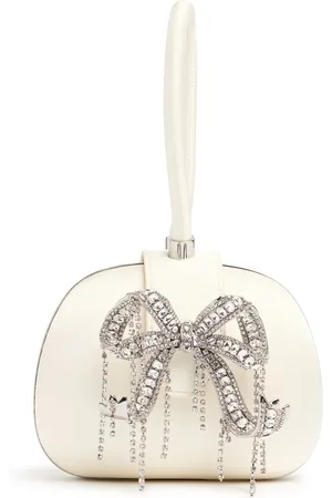 Self-Portrait Clutch Bow De Satén