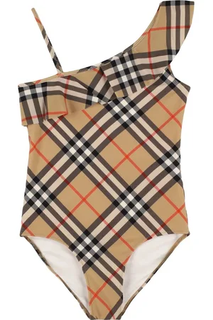Burberry Bañador Entero De Lycra Con Estampado