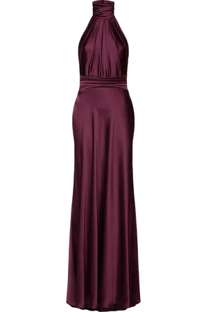 Zuhair Murad Vestido Largo Halter De Satén