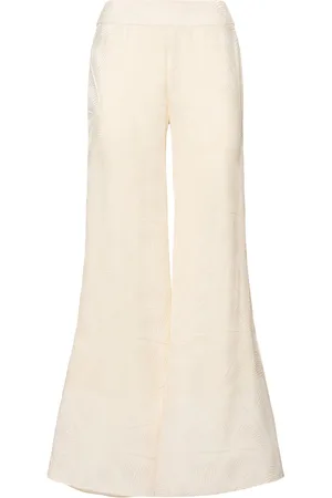 JOHANNA ORTIZ Pantalones Anchos Con Jacquard