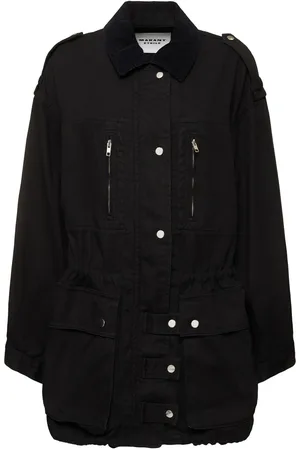 Marant Etoile Chaqueta Oversize De Gabardina De Algodón