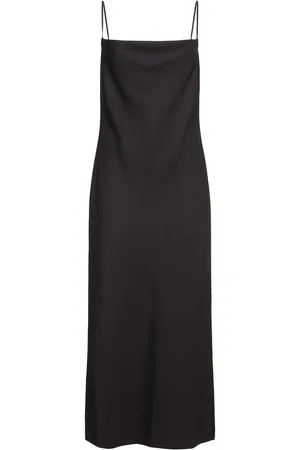 Carven Vestido Midi De Grain De Poudre