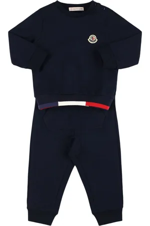 Moncler Pantalones Y Sudadera De Algodón Tricolor