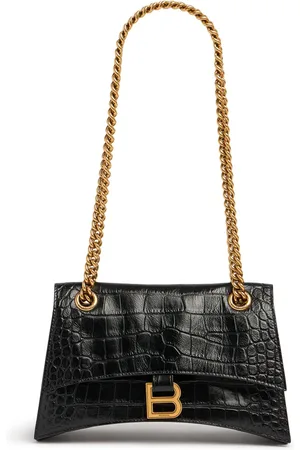 Balenciaga Bolso Pequeño Crush De Piel Grabada