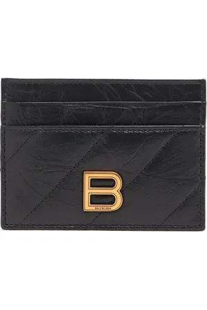 Balenciaga Tarjetero Crush De Piel Pespunteada