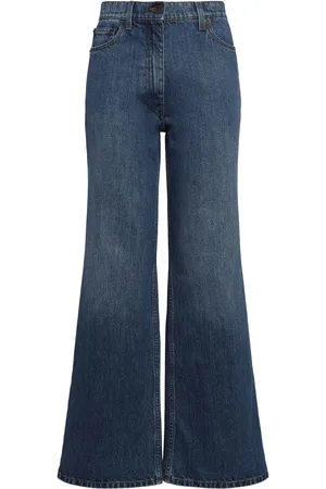The Row Jeans Anchos De Denim