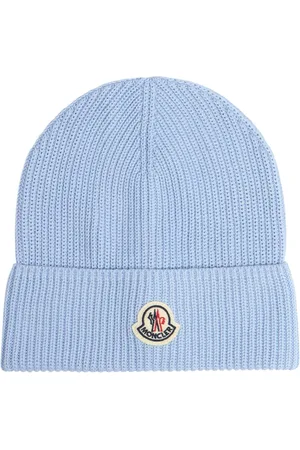 Moncler Gorro Beanie De Algodón Con Logo