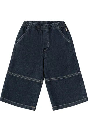 Il gufo Pantalones De Denim De Algodón Stretch